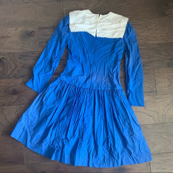 Vintage Jessica McClintock Gunne Sax Bib Dress - Picture 12 of 13